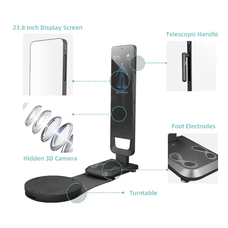 Fitness With Nutrition - Smart Fitness Mirror Body Scanner Nutrition