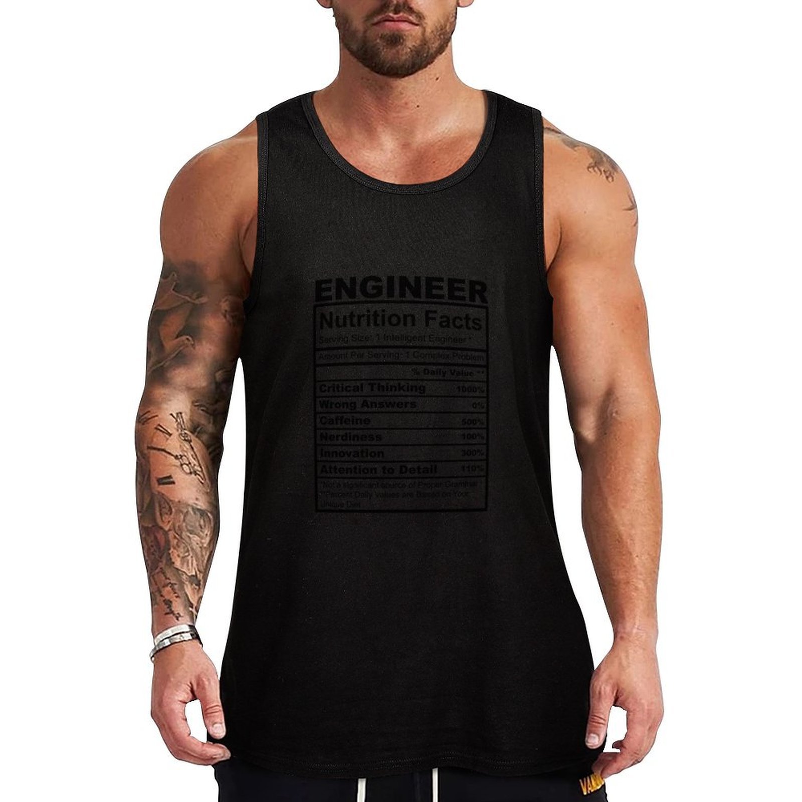 Fitness With Nutrition - Funny Engineer Gift Nutrition Fact Humor