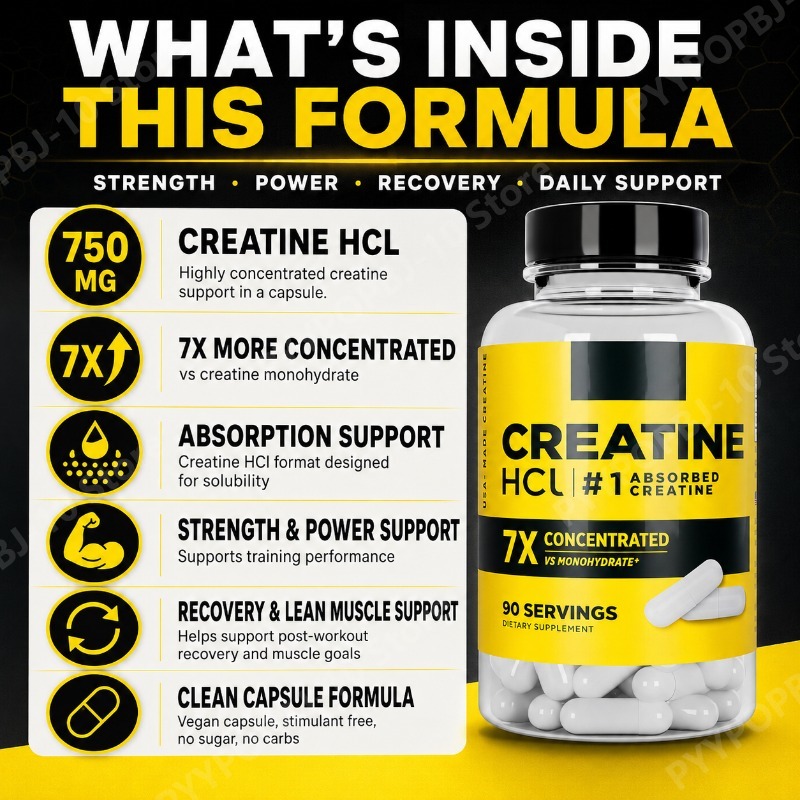 Creatine HCl 750mg 90 Capsules - đánh giá và giá Fitness With Nutrition