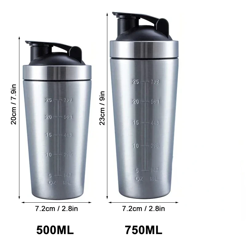 Stainless Steel Protein Shaker - đánh giá và giá Fitness With Nutrition