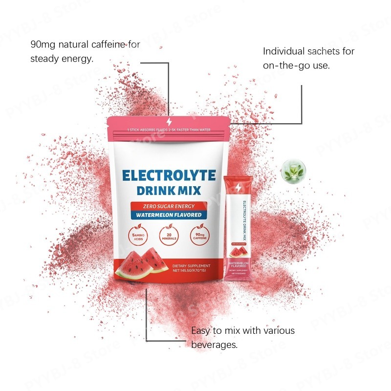 Watermelon Flavor Electrolyte  - đánh giá và giá Electrolyte Powder Pack