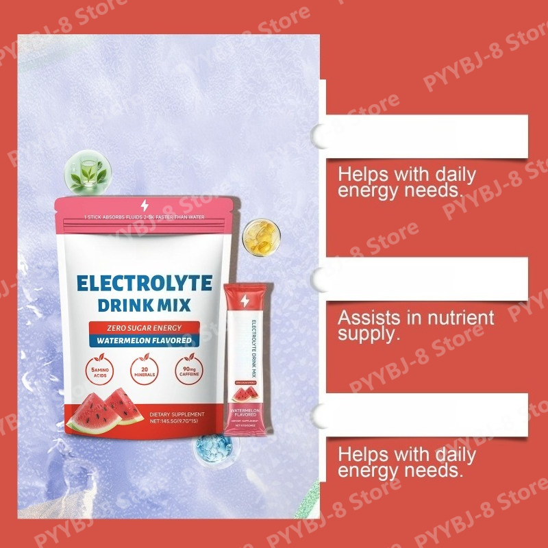 Watermelon Flavor Electrolyte  - đánh giá và giá Electrolyte Powder Pack