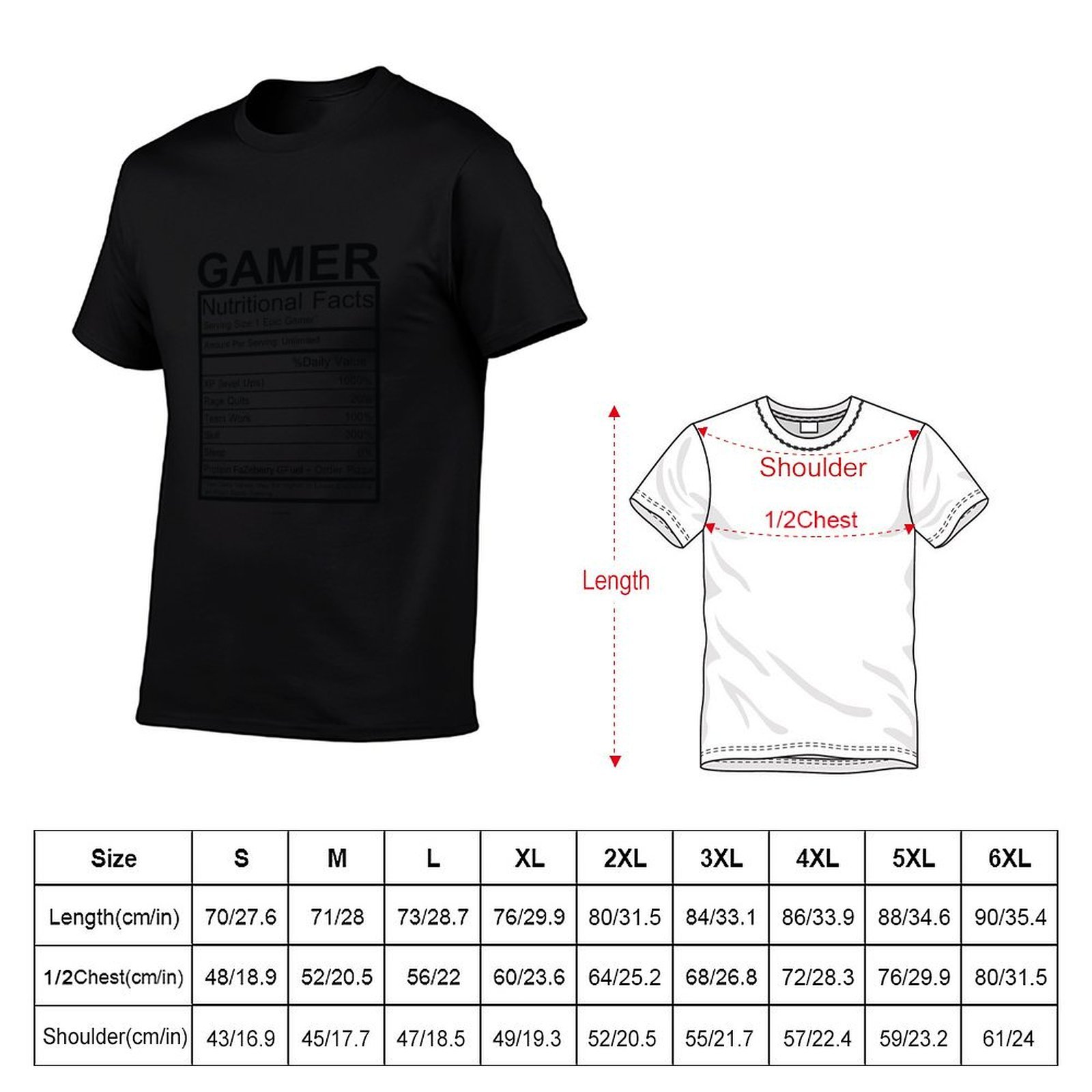Gamer Nutritional Facts Chart  - đánh giá và giá Fitness With Nutrition