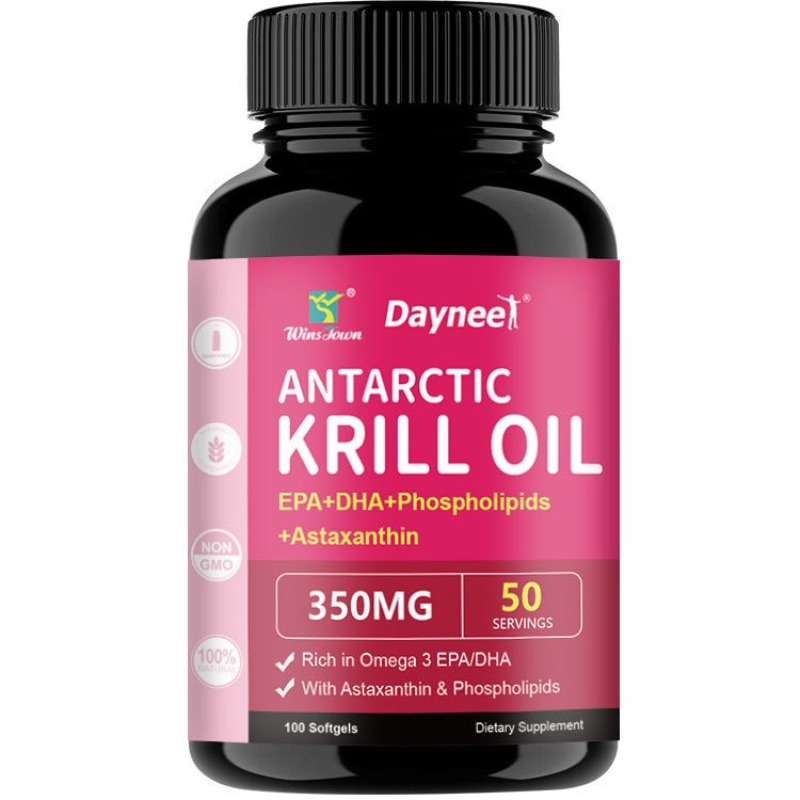Krill oil soft capsules supple - đánh giá và giá Fitness With Nutrition